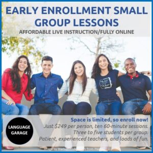 Early Enrollment Small Group Online Class