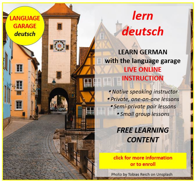 German lessons, learn German, German tutor