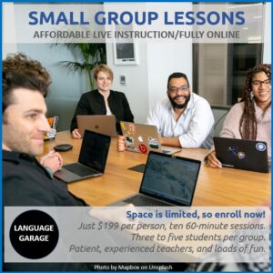 Small Group Online Class